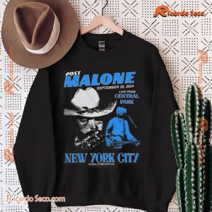 Global Citizen Festival Central Park 2024 Post Malone Gift For Fan Classic Men Shirt Z5FUEHq