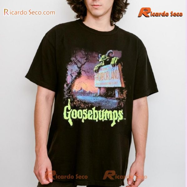 Goosebumps Movie Welcome To Horrorland Halloween T- Shirt, Hoodie, Long Sleeve, Sweater e3MHJDp