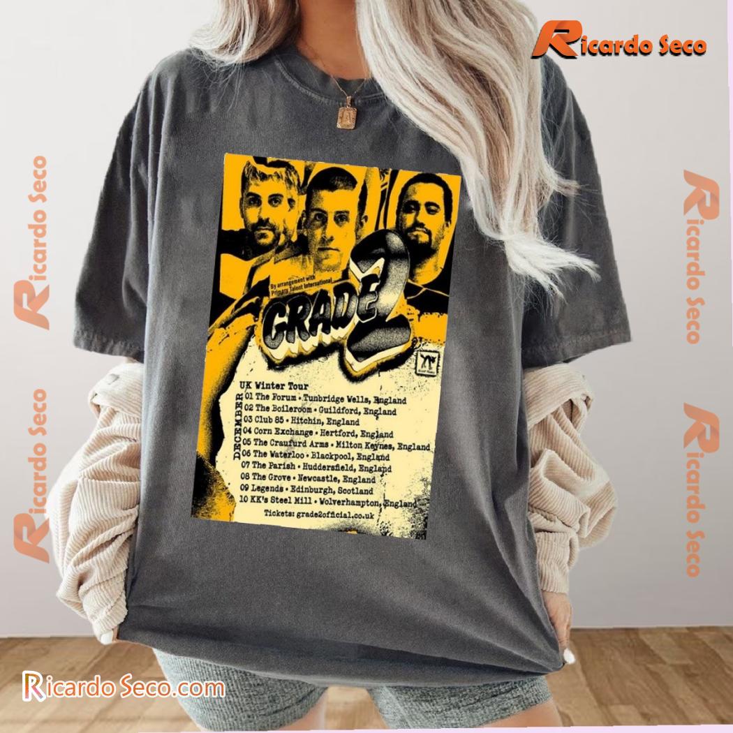 Grade 2 England & Scotland Uk Winter December Tour 2024 Graphic Unisex Shirt, Classic Women Shirt a Grade 2 England & Scotland Uk Winter December Tour 2024 Graphic Unisex Shirt, Classic Women Shirt a