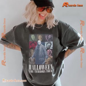 Halloween The Terrors Tour Graphic Unisex Shirt, Classic Men Shirt a