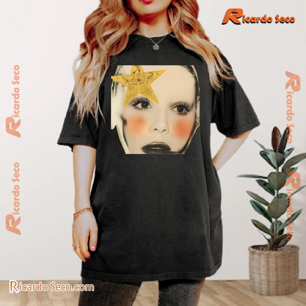 Halsey The Great Impersonator Cover Graphic Unisex T-shirt, Classic Men Shirt a Halsey The Great Impersonator Cover Graphic Unisex T-shirt, Classic Men Shirt a