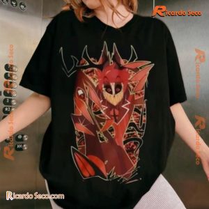 Hazbin Hotel Alastor Character Vintage Classic Men Shirt xDnHByt