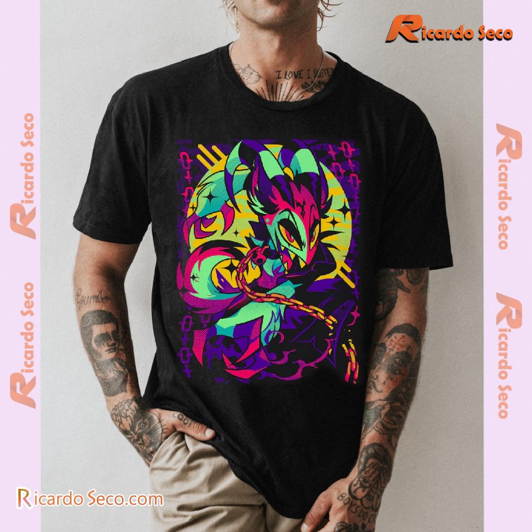 Hazbin Hotel Blitz Halloween 2024 Unisex Shirt, Classic Men Shirt, V-neck Ladies a Hazbin Hotel Blitz Halloween 2024 Unisex Shirt, Classic Men Shirt, V-neck Ladies a