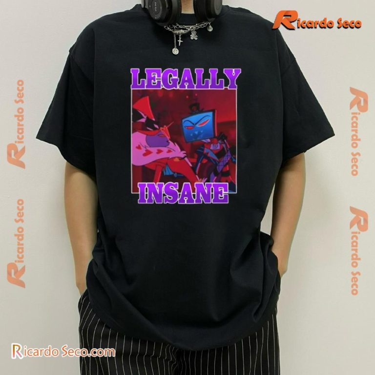 Hazbin Hotel Vox Valentino Legally Insane Gift For Fan Classic Men Shirt YVabiv0