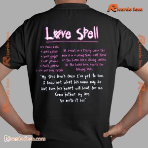 Hole Band Love Spell Lyrics Gift For Fan Unisex Tee, Classic Men Shirt