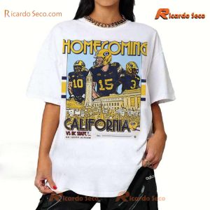 Homecoming California Vs North Carolina State Football Poster Graphic Unisex T-shirt, Classic Men Shirt-b uKHICgo