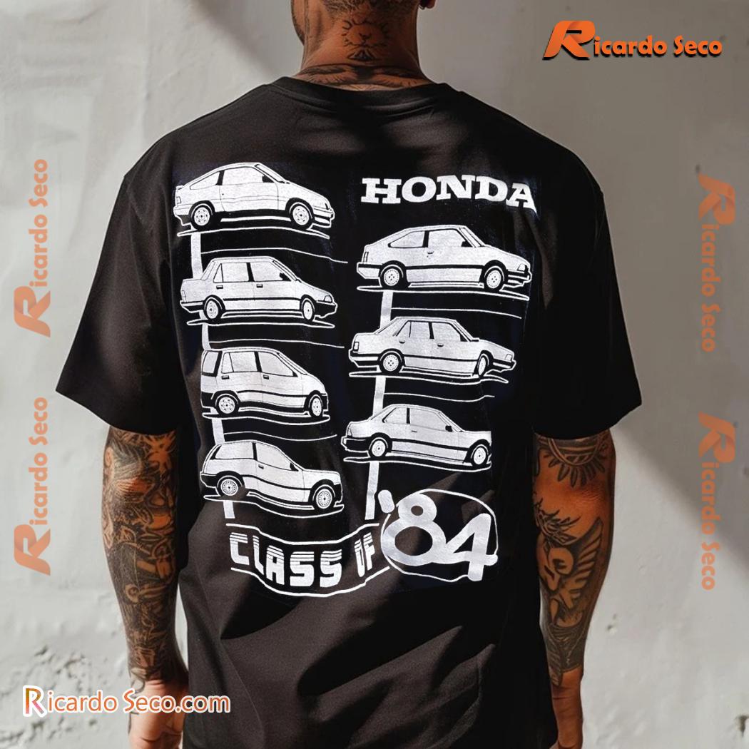 Honda Class Of 84 Graphic Unisex Shirt, Classic Men Shirt