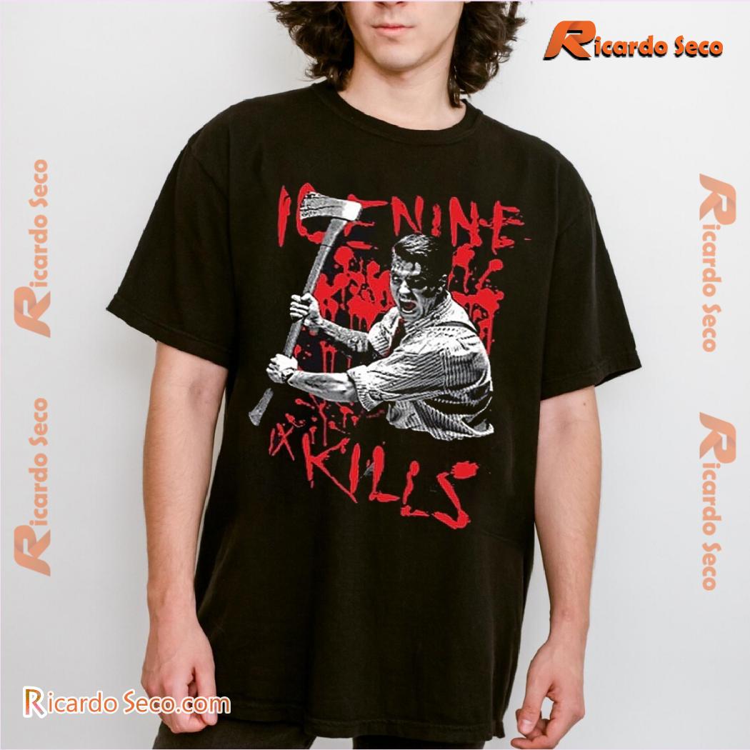 Ice Nine Kills Silver Scream Con 3 Bloody Spencer Graphic Unisex T-shirt, Classic Men Shirt Ice Nine Kills Silver Scream Con 3 Bloody Spencer Graphic Unisex T-shirt, Classic Men Shirt