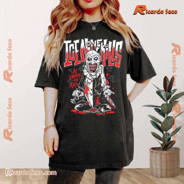 Ice Nine Kills X Terrifier 3 C-Art-oon Printed Unisex Tee, Classic Men Shirt