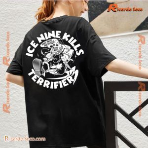 Ice Nine Kills X Terrifier 3 Hack 'n' Slash Pocket Printed Unisex Tee, Classic Men Shirt c