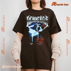 Ice Nine Kills X Terrifier A Work Of Art Piano Graphic Classic Men Shirt