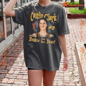 Indiana Fever Caitlin Clark Playa Society 2024 WNBA Rookie Of The Year Printed Unisex Tee, Classic Ladies Shirt a