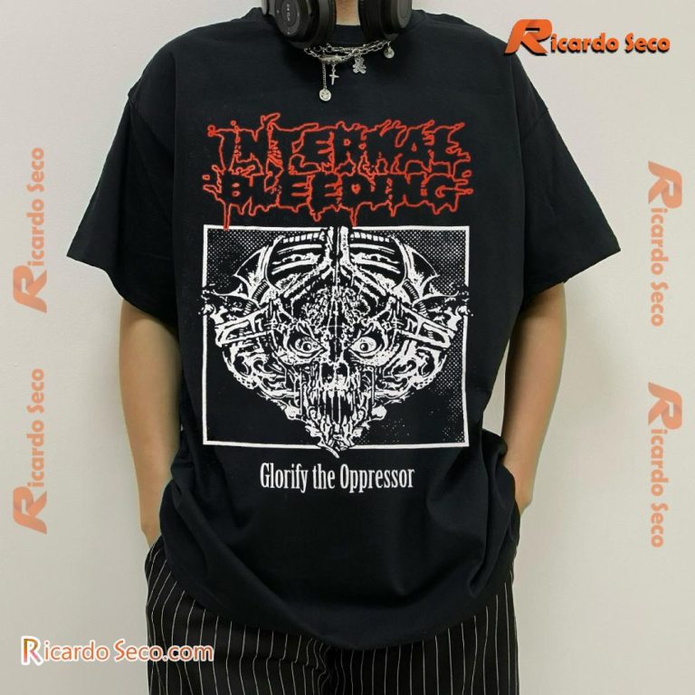 Internal Bleeding Glorify The Oppressor The Pacific Offensive 2024 Tour Classic Men Shirt DMAYNxU