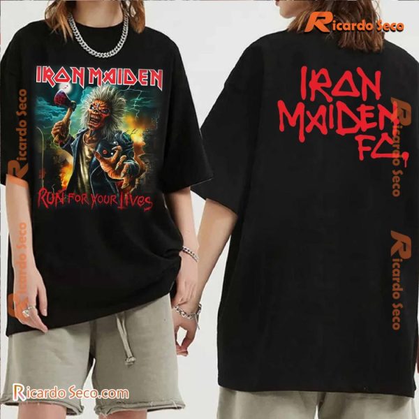 Iron Maiden Run For Your Life World Tour 2025-26 Gifts For Iron Maiden FC Graphic Unisex Shirt, Classic Women Shirt