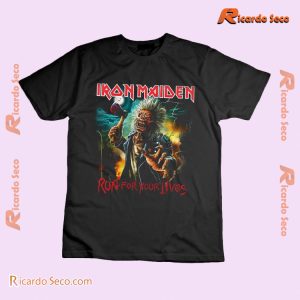 Iron Maiden Run For Your Life World Tour 2025-26 Gifts For Iron Maiden FC Graphic Unisex Shirt, Classic Women Shirt b