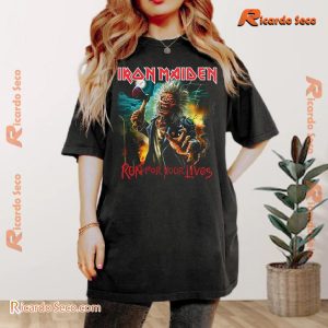 Iron Maiden Run For Your Lives World Tour 2025-26 Graphic Unisex Shirt, Classic Women Shirt a