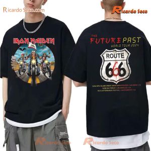 Iron Maiden The Future Past 2024 Tour California Route 666 Graphic Classic Men Shirt