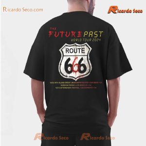 Iron Maiden The Future Past 2024 Tour California Route 666 Graphic Classic Men Shirt b