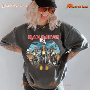 Iron Maiden The Future Past 2024 Tour California Route 666 Graphic Classic Men Shirt c