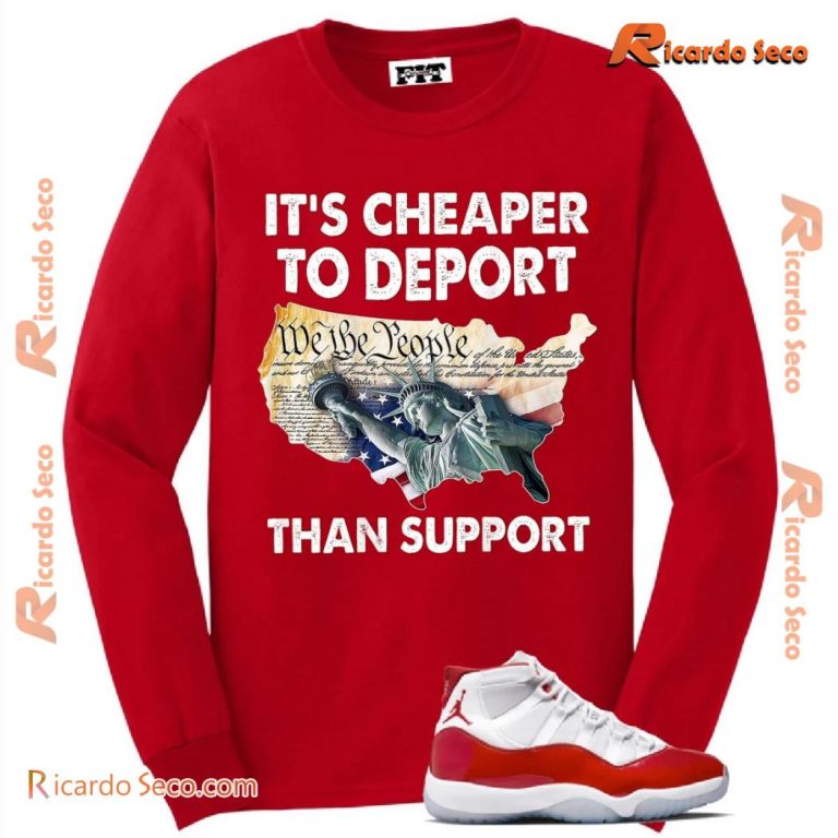 It's Cheaper To Deport Than Support Maga 2024 Classic Men Shirt-c KzlXmS0