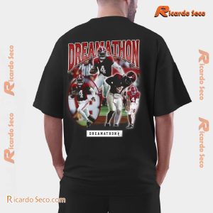 Jalen Milroe Alabama Crimson Tide Dreamathon 2024 Graphic Unisex T-shirt, Classic Men Shirt a