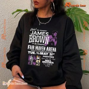 James Brown Live In Concert Godfather Legend For The People Soul Brother Number One Classic Men Shirt-b ufiY4h0