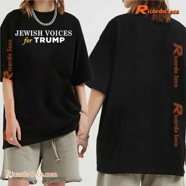 Jewish Voices For Donald Trump 2024 Maga Gear Graphic Unisex Shirt, Classic Men Shirt