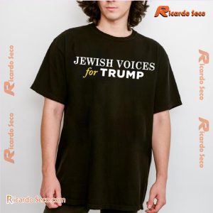 Jewish Voices For Donald Trump 2024 Maga Gear Graphic Unisex Shirt, Classic Men Shirt a