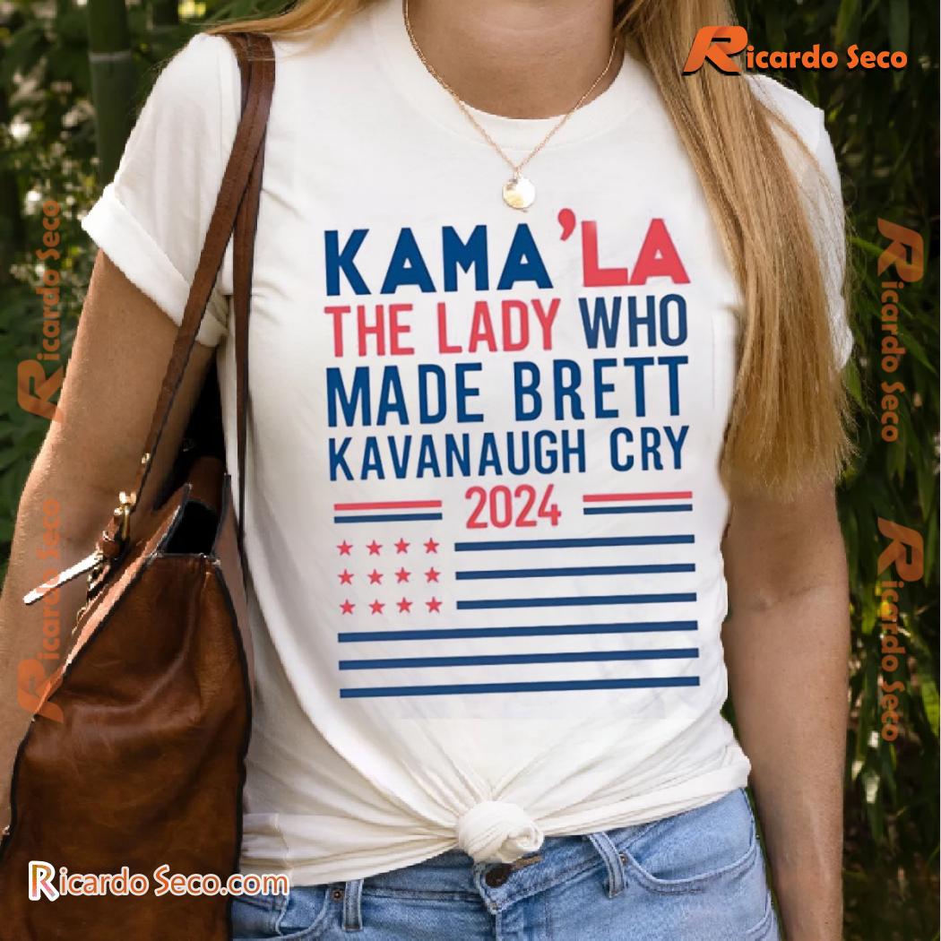 Kama’la The Lady Who Made Brett Kavanaugh Cry 2024 Flag Graphic Unisex T-shirt, Classic Men Shirt a Kama’la The Lady Who Made Brett Kavanaugh Cry 2024 Flag Graphic Unisex T-shirt, Classic Men Shirt a