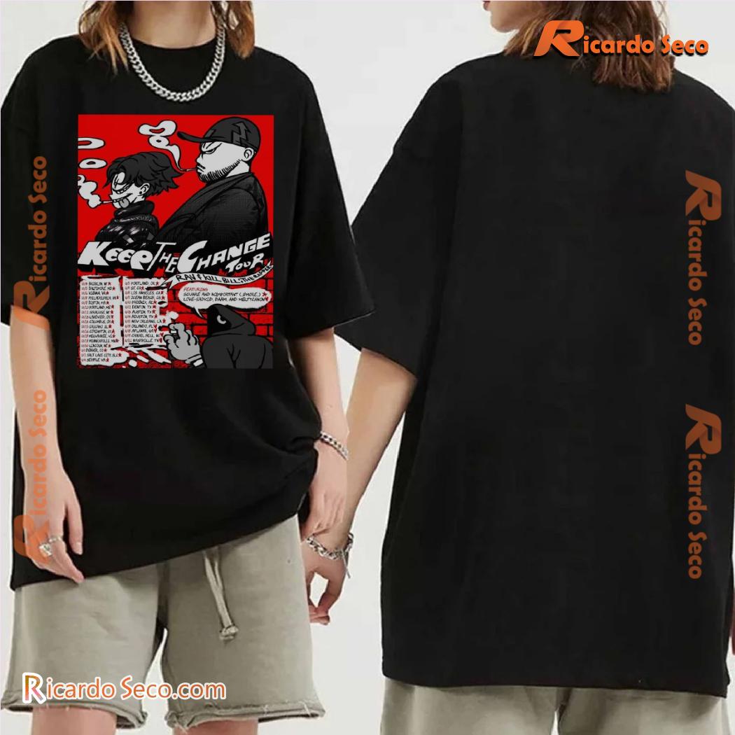 Keep The Change Tour 2024 Kill Bill X Rav The Rapper Gift For Fan Graphic Unisex Shirt, Classic Men Shirt b Keep The Change Tour 2024 Kill Bill X Rav The Rapper Gift For Fan Graphic Unisex Shirt, Classic Men Shirt b
