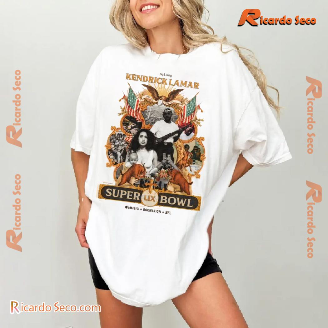 Kendrick Lamar X Super Bowl Lix (2025) Graphic Unisex T-shirt, Classic Men Shirt a Kendrick Lamar X Super Bowl Lix (2025) Graphic Unisex T-shirt, Classic Men Shirt a