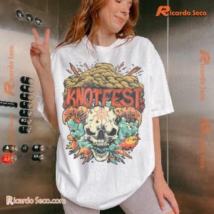 Knotfest "Exploding Goat Skull" Pocket Gift For Fan Graphic Unisex Shirt, Classic Men Shirt a