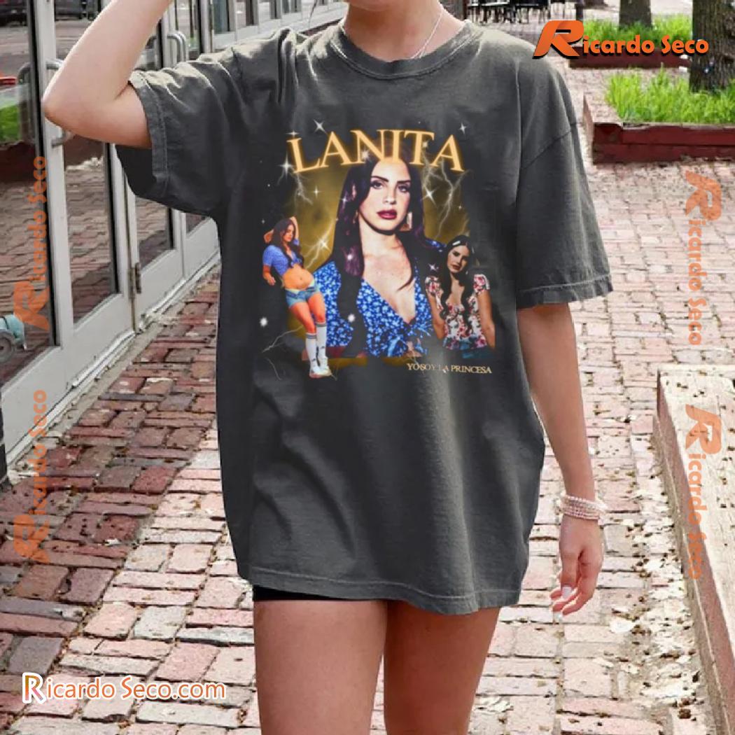 Lana Del Rey Lanita Yosoy La Princesa Graphic Unisex T-shirt, Classic Men Shirt Lana Del Rey Lanita Yosoy La Princesa Graphic Unisex T-shirt, Classic Men Shirt
