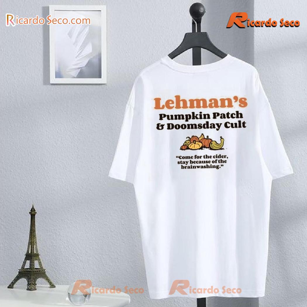 Lehman's Pumpkin Patch And Doomsday Cult Graphic Unisex T-shirt, Classic Men Shirt Lehman's Pumpkin Patch And Doomsday Cult Graphic Unisex T-shirt, Classic Men Shirt W2h05xU