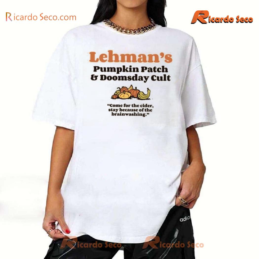 Lehman's Pumpkin Patch And Doomsday Cult Graphic Unisex T-shirt, Classic Men Shirt-a Lehman's Pumpkin Patch And Doomsday Cult Graphic Unisex T-shirt, Classic Men Shirt-a C3I0T1j