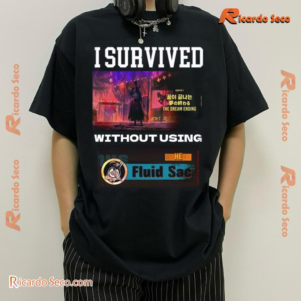 Limbus Company I Survived Without Using Fluid Sac Classic Men Shirt 32ugctJ