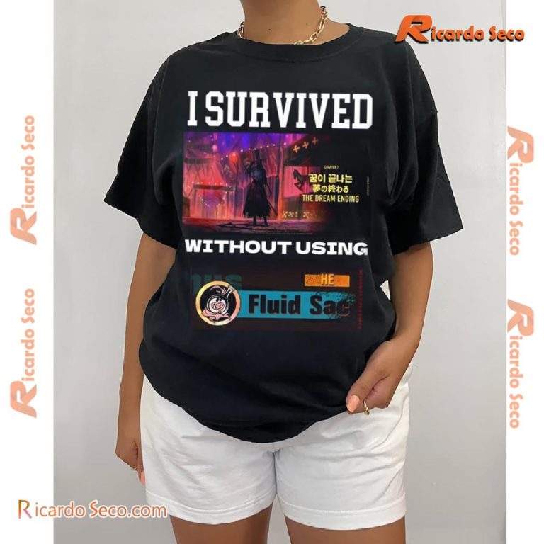 Limbus Company I Survived Without Using Fluid Sac Classic Men Shirt-a 6Pf3k89