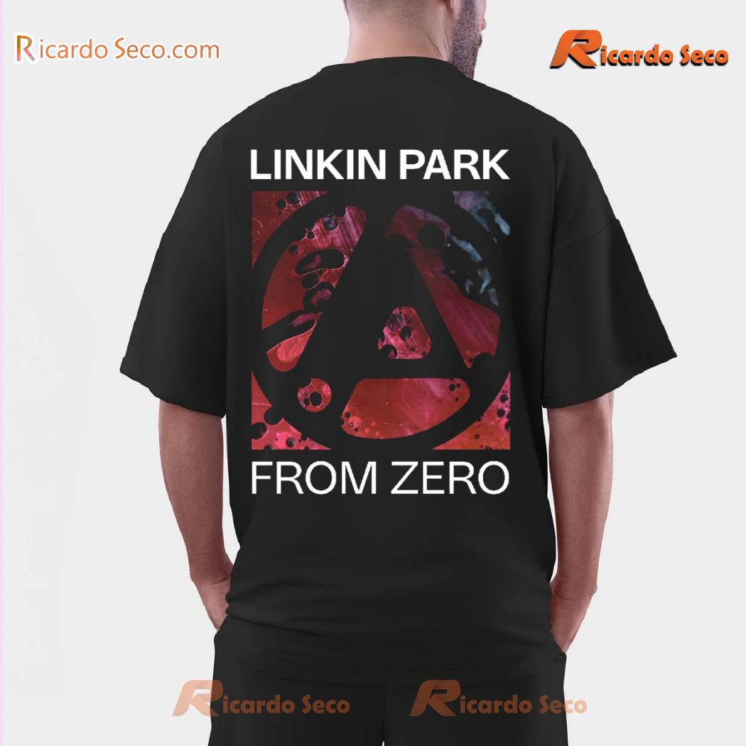 Linkin Park From Zero World Tour 2024 Texture Two Sides Graphic Unisex Sweatshirt sYSL1ci