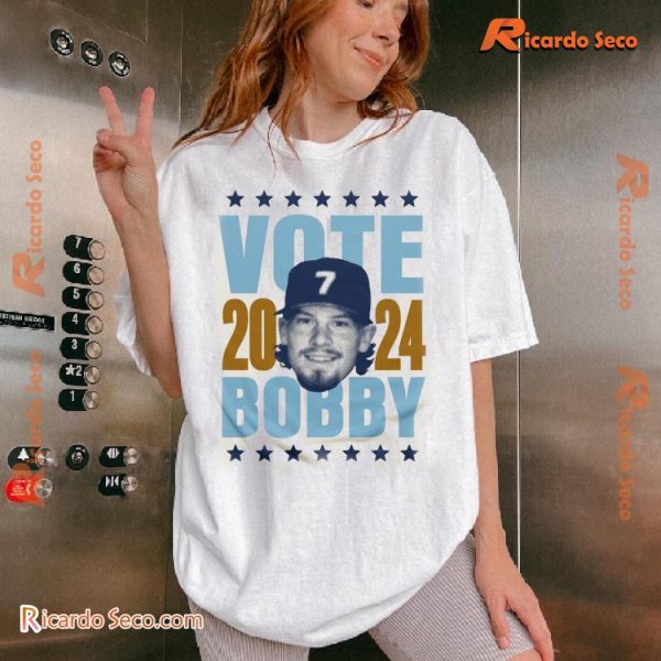 MLB Kansas City Royals Vote Bobby Witt Jr. 2024 Gift For Fan Graphic Unisex T-shirt, Classic Men Shirt