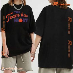 MLB New York Mets This Team Has Heart Graphic Unisex Shirt, Classic Men Shirt a