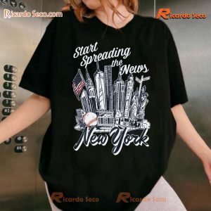 MLB New York Yankees Start Spreading The News Graphic Classic Men Shirt-b gkvFxGd