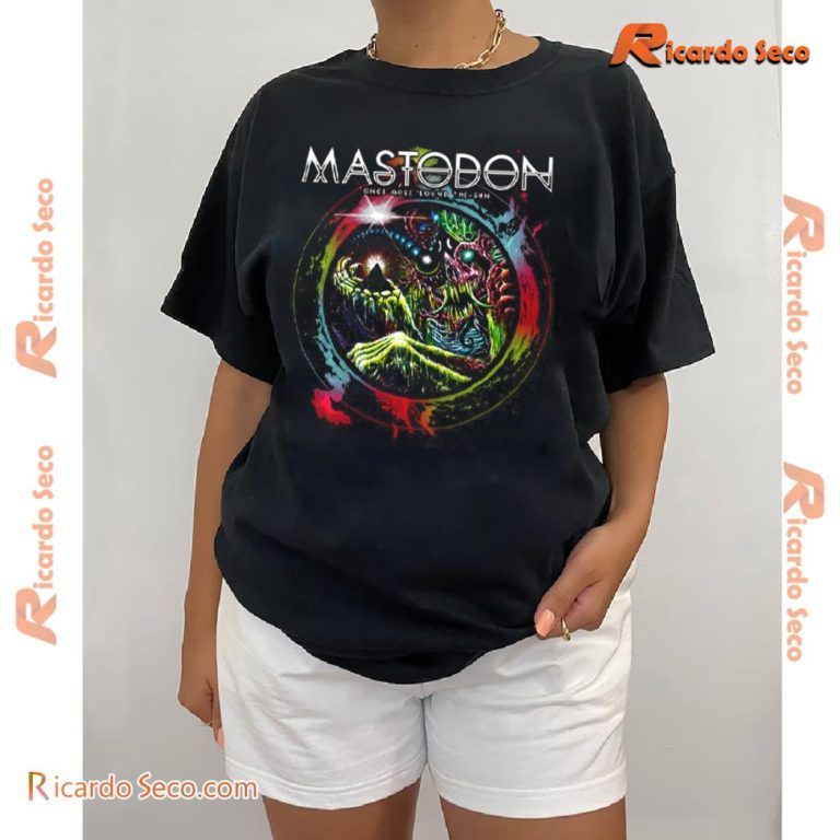 Mastodon Once More 'round The Sun Album Graphic Classic Men Shirt-b j4MeaTL