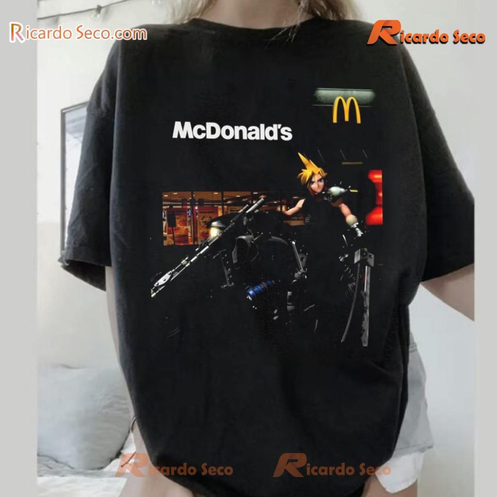 Mcdonald's Final Fantasy Kai Cloud Strife Maccas Run Graphic