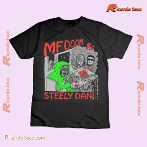 Mf Doom & Steely Dan Black Cow Into Gas Drawls Gift For Fan Graphic Unisex Tee, Classic Men Shirt b