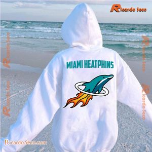 Miami Dolphins Honor Of The NBA Season NFL X NBA Logos Miami Heatphins Classic Men Shirt-b p5CJsQj