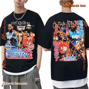 NBA All-star Los Angeles 2011 Kobe And James Graphic Unsiex Tee, Classic Men Shirt