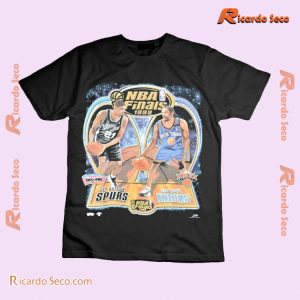 NBA Finals 1999 San Antonio Spurs X New York Knicks Latrell Sprewell Vs. Tim Duncan Graphic Unisex T-shirt, Classic Men Shirt a