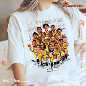 NBA Los Angeles Lakers 24 Hours 'til Lakers Basketball Graphic Classic Men Shirt-a m4UNX0V