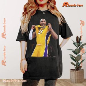 NBA Los Angeles Lakers Basketball Star Kobe Bryant #24 Photo Printed Unisex T-shirt b