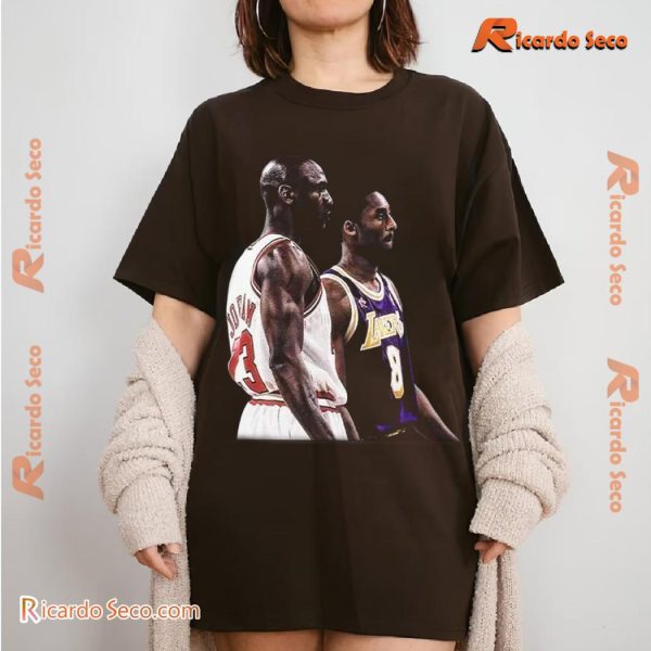 NBA Michael Jordan And Kobe Graphic Unisex T-shirt, Classic Men Shirt